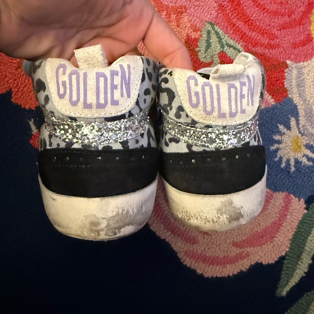 Golden Goose Midstar Leopard Print Sneakers - Picture 7 of 10